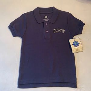 Boy’s “Navy” Polo ✈️ by Creative Knitwear. 2T. NWT